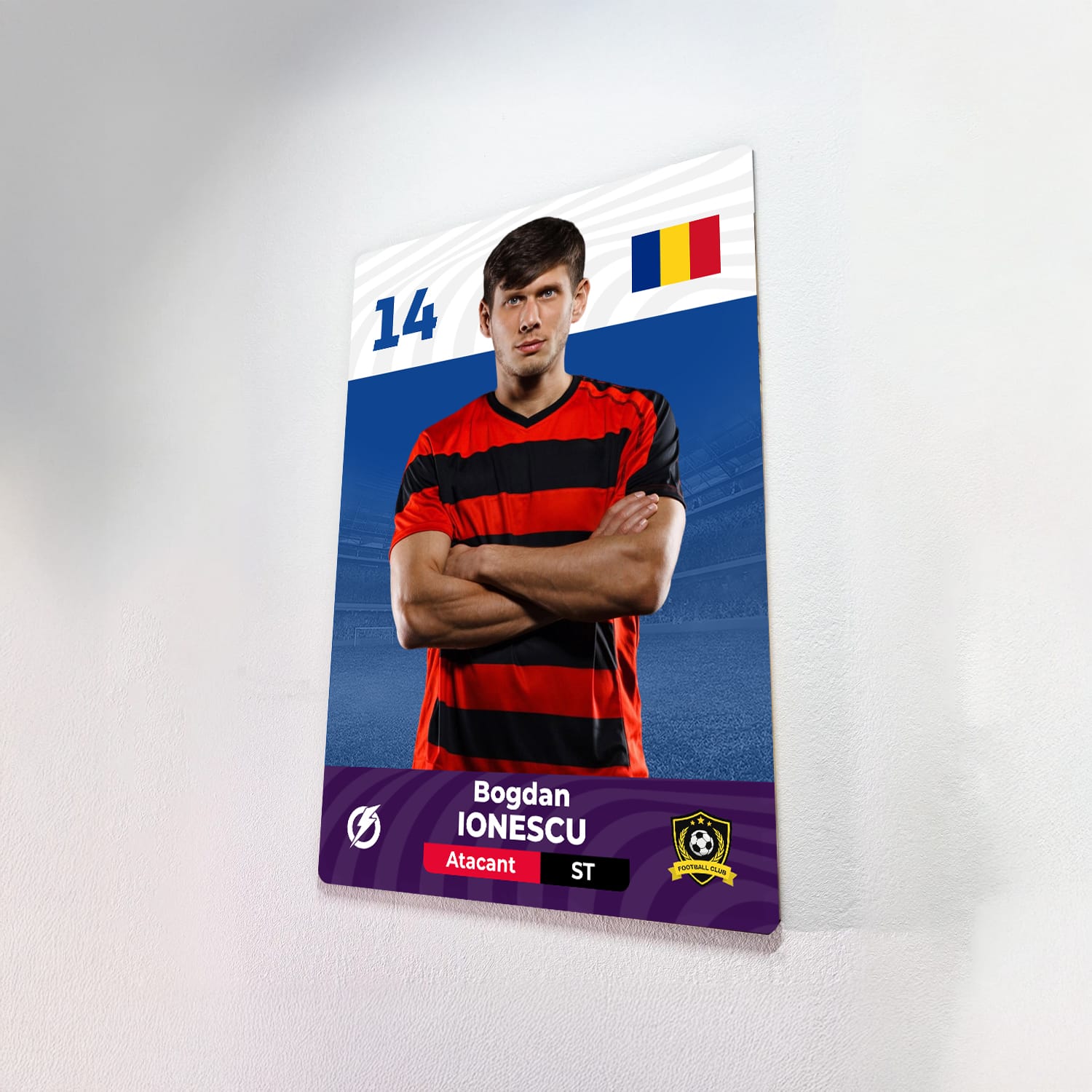 albastru Tablou Personalizat 20x30 Sticlă Acrilică