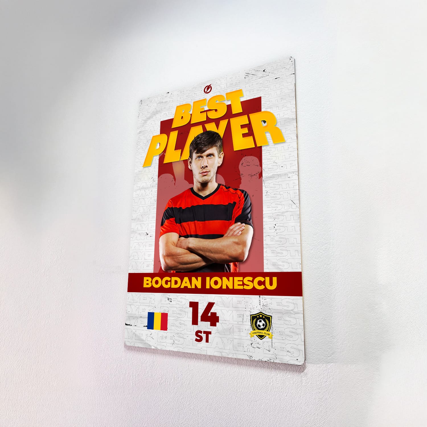 best player Tablou Personalizat 20x30 Sticlă Acrilică Best Player