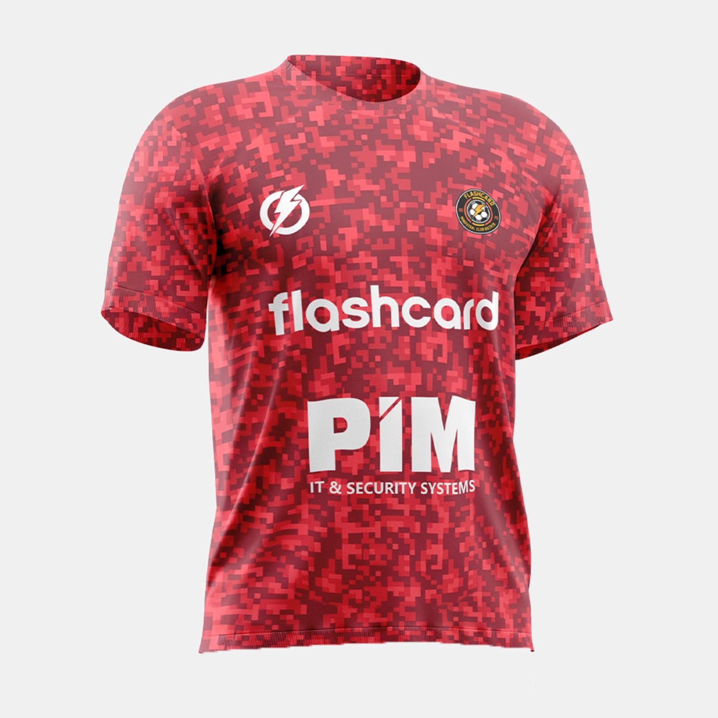 rosu fata Tricou oficial F.C. Flashcard Acasa